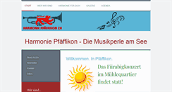 Desktop Screenshot of harmonie-pfaeffikon.ch